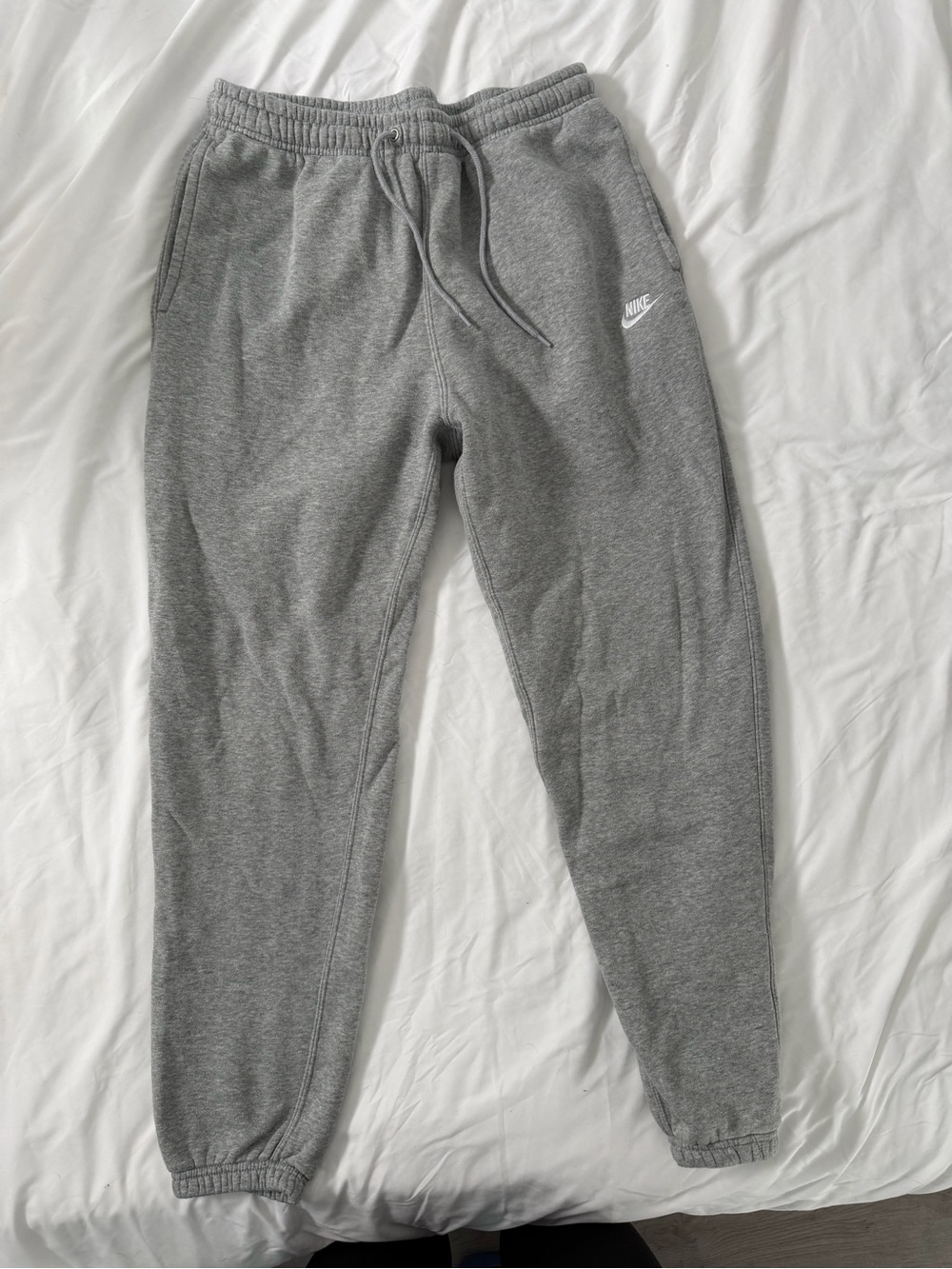 Nike Mens Grey Fleece Jogger Pants GUC size M